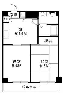 パークサイド関【3階】の間取り