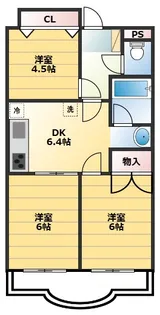 サンヒルズ中町【3階】の間取り