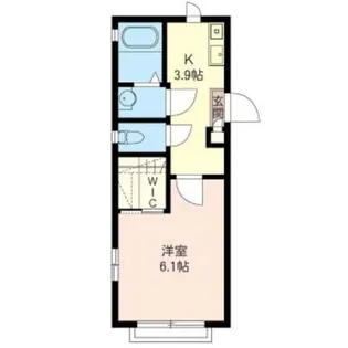 グリーン清風【2階】の間取り