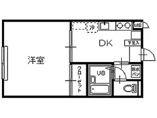 CITYSIDE大工町【3階】の間取り