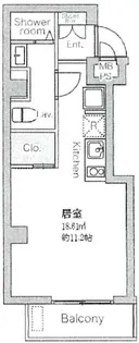 クレアツィオーネ浜松町 Creazione Hamamatsucho【9階】の間取り