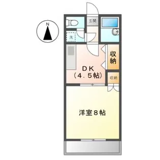 エルシャトー緑【1階】の間取り