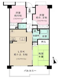 シュドゥ・ルミエール【1階】の間取り