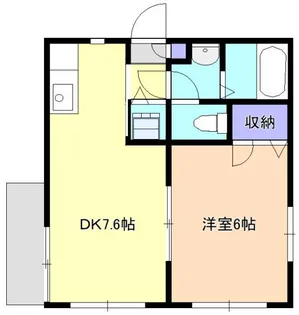ウォルナッツ2【2階】の間取り