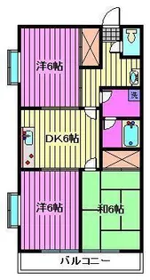 リシェス笹屋【3階】の間取り