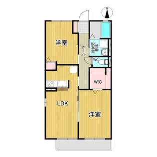 メゾンリリアス【2階】の間取り