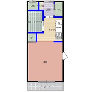 ヒルズ自由ヶ丘【3階】の間取り