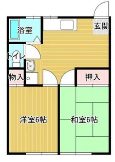 イーストハイツ【2階】の間取り