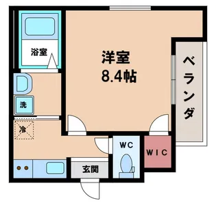 フジパレス遠里小野III番館【2階】の間取り