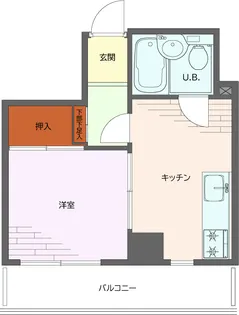 GSハイム宮益坂【11階】の間取り