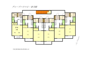 グレープハウスI【1階】の間取り