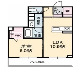 アブニールS【3階】の間取り
