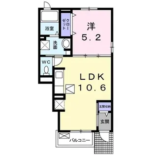 フォルトゥーナ【1階】の間取り