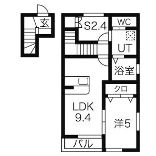 ルシオール【2階】の間取り