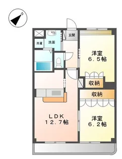 シェーン ブルンT&M【2階】の間取り