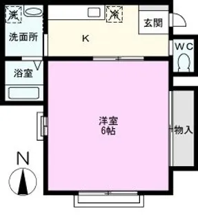 リバーパークハイツ【1階】の間取り