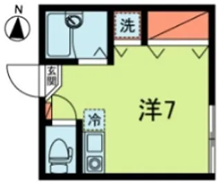 コスモ高円寺【1階】の間取り