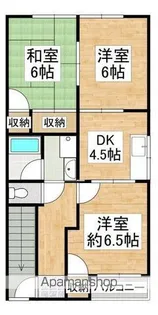 小西ビル【3階】の間取り