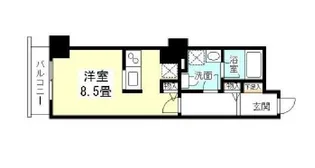 TKフラッツ渋谷【2階】の間取り