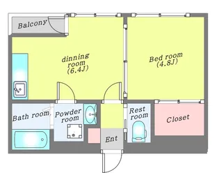 La Douceur片平【4階】の間取り