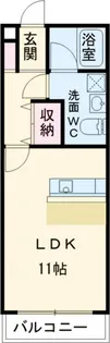 NEST黒川【1階】の間取り