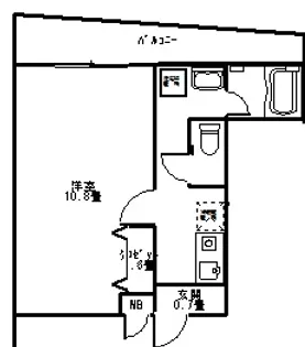 プラチナコート55番館【6階】の間取り