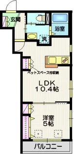 ヴィオリラI【3階】の間取り