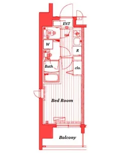 ガーラ・ステーション横濱阪東橋【5階】の間取り