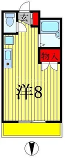 エスペランザ三ヶ月【1階】の間取り