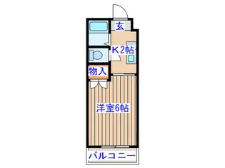 ドミ-ルキャロット2【3階】の間取り