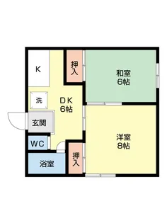 エリートII【2階】の間取り