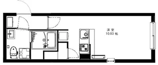 アーバンステージ菊川【2階】の間取り