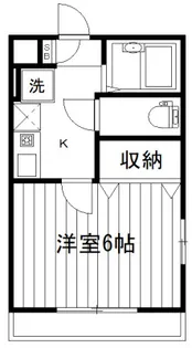 メゾン沖田【1階】の間取り