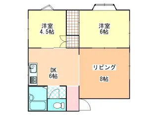 メゾンドール今泉I【1階】の間取り