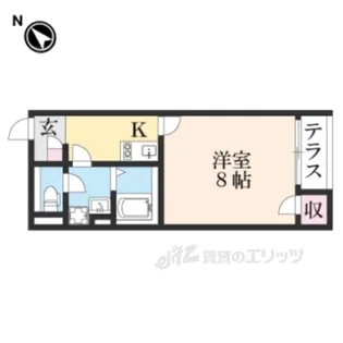 レオネクストイーストタウンヨザ【1階】の間取り