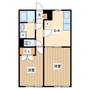 プレジールフォレスト【2階】の間取り