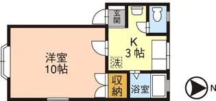 シルク槙【2階】の間取り