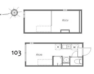 ブリスガーデン【1階】の間取り
