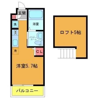 MDM浦安【2階】の間取り