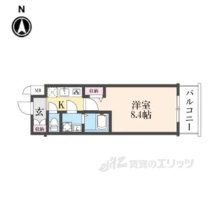 CRESTTAPP京都太秦天神川DEX1【5階】の間取り