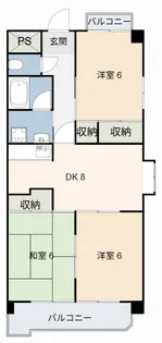 SOLE善明【4階】の間取り