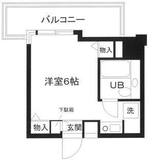コスモプレイス亀戸II【6階】の間取り