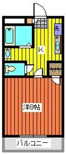 サン・アジュール【2階】の間取り