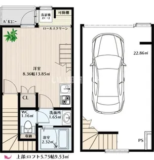 SKガレジオ四街道【2階】の間取り