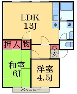 サンヴィレッジおゆみ野 D棟【2階】の間取り