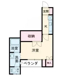本町山岸ハイツ【1階】の間取り