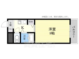 アプレシオ西冠1【1階】の間取り