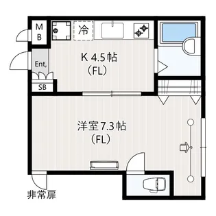 アズマ宮崎台マンション【3階】の間取り