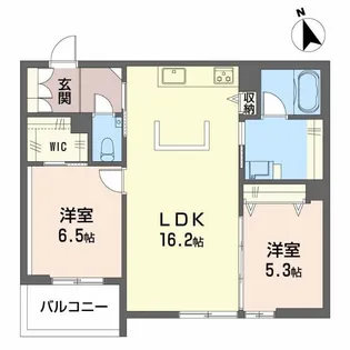 (新築)フィリア刈谷【2階】の間取り