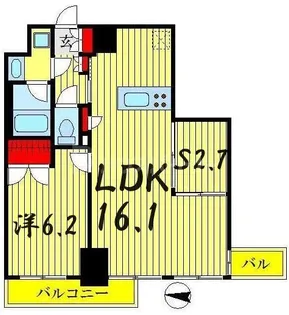 グランハイツ錦糸町【8階】の間取り